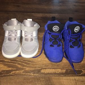 Toddler boys size 9 air max and Jordan bundle